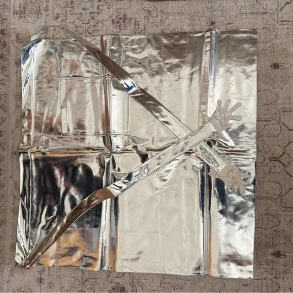 Gohar World Metallic LONG Apron - Picture 2 of 4